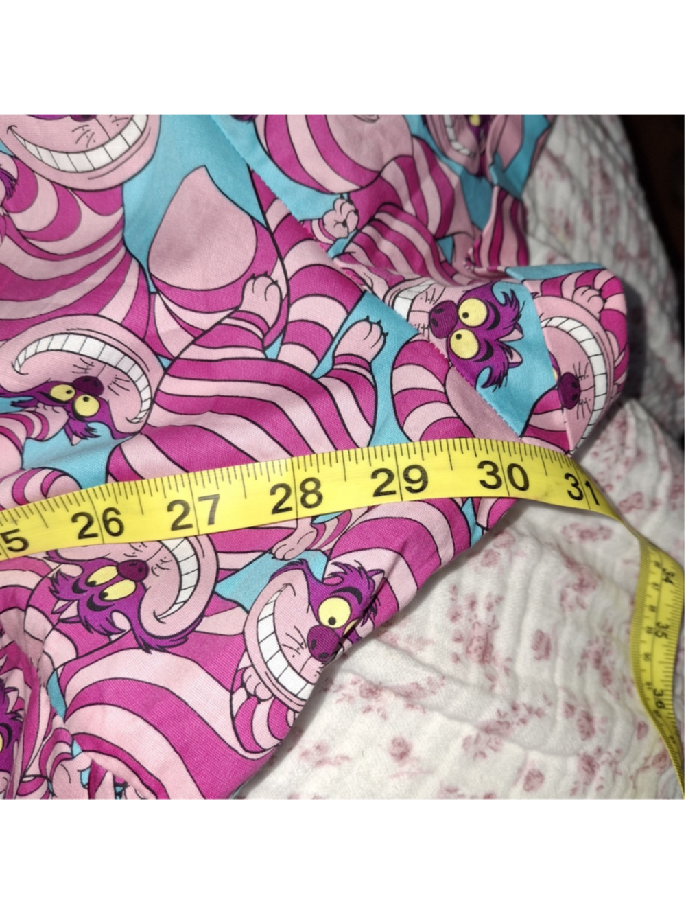 NWT Torrid Disney Cheshire Cat Midi Dress Size 30 Pink Blue 6X comic cons - Picture 7 of 7